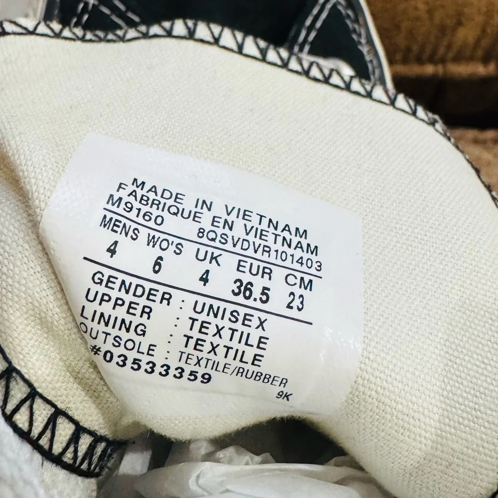 Converse Black and White High-Tops Unisex - Picture 8 of 8